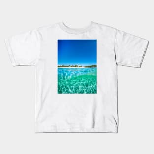 Abbey Beach on a Sunny Day Kids T-Shirt